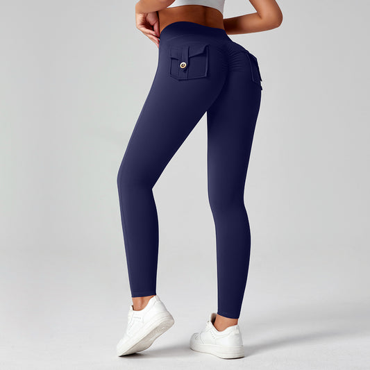 Curve-Enhancing High-Waist Yoga Pants for Women