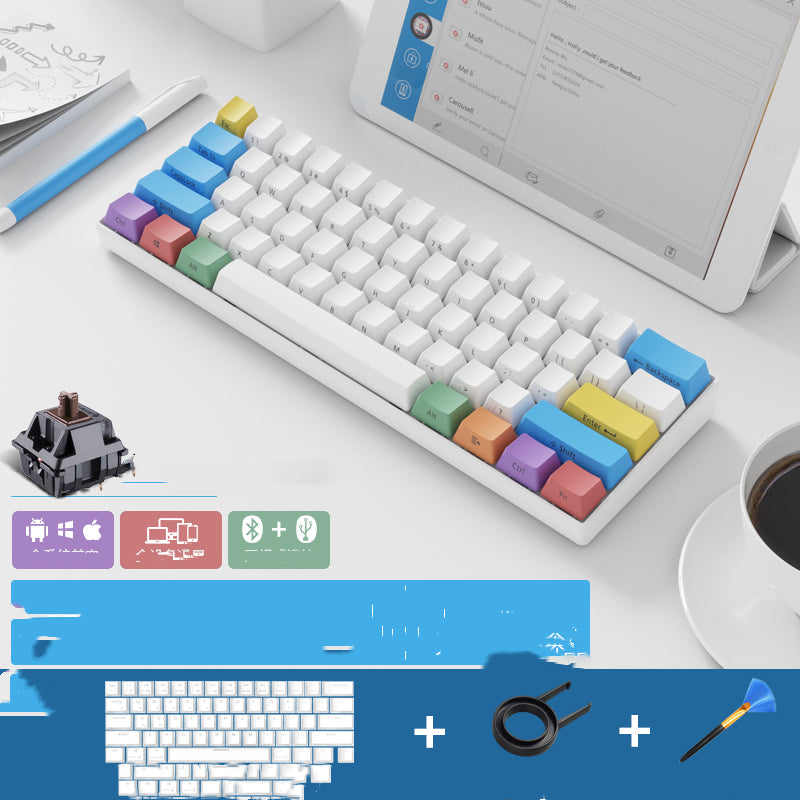 Wireless Mechanical Keyboard with Bluetooth Dual Mode