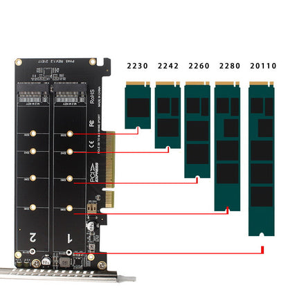 Boost PC Storage: Dual NVMe M.2 RAID PCIe Adapter