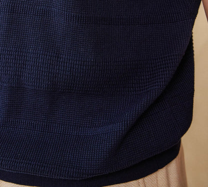 Pure Cotton Casual Retro Round Neck Short Sleeve