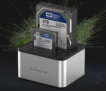 Instant Offline Disk Cloner — 3.5” Dual-Bay USB 3.0