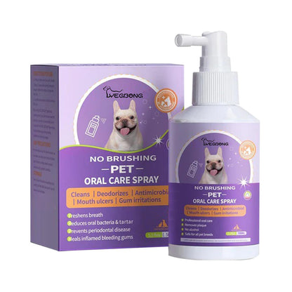 Dog and Cat Oral Care Spray Fresh Breath Solution