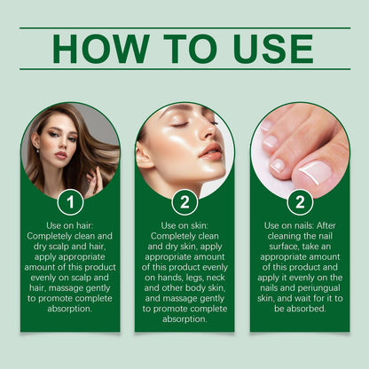 Herbal Neem Oil For Healthy Scalp, Skin & Nails Treatment