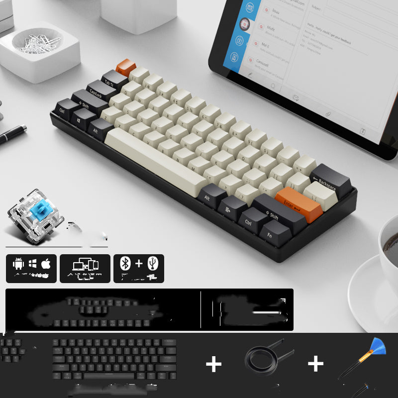 Wireless Mechanical Keyboard with Bluetooth Dual Mode