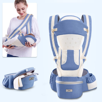 All-in-One Ergonomic Baby Carrier for Front & Hip Carry