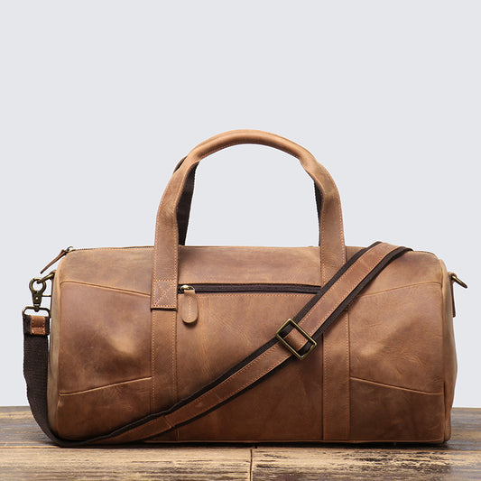 Genuine Leather Travel Bag for Men – Adventure Ready
