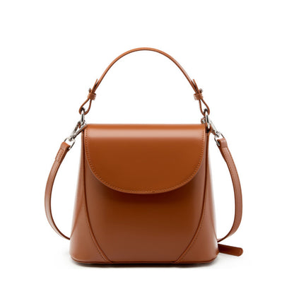 Genuine Leather Round High-grade Shoulder Bag