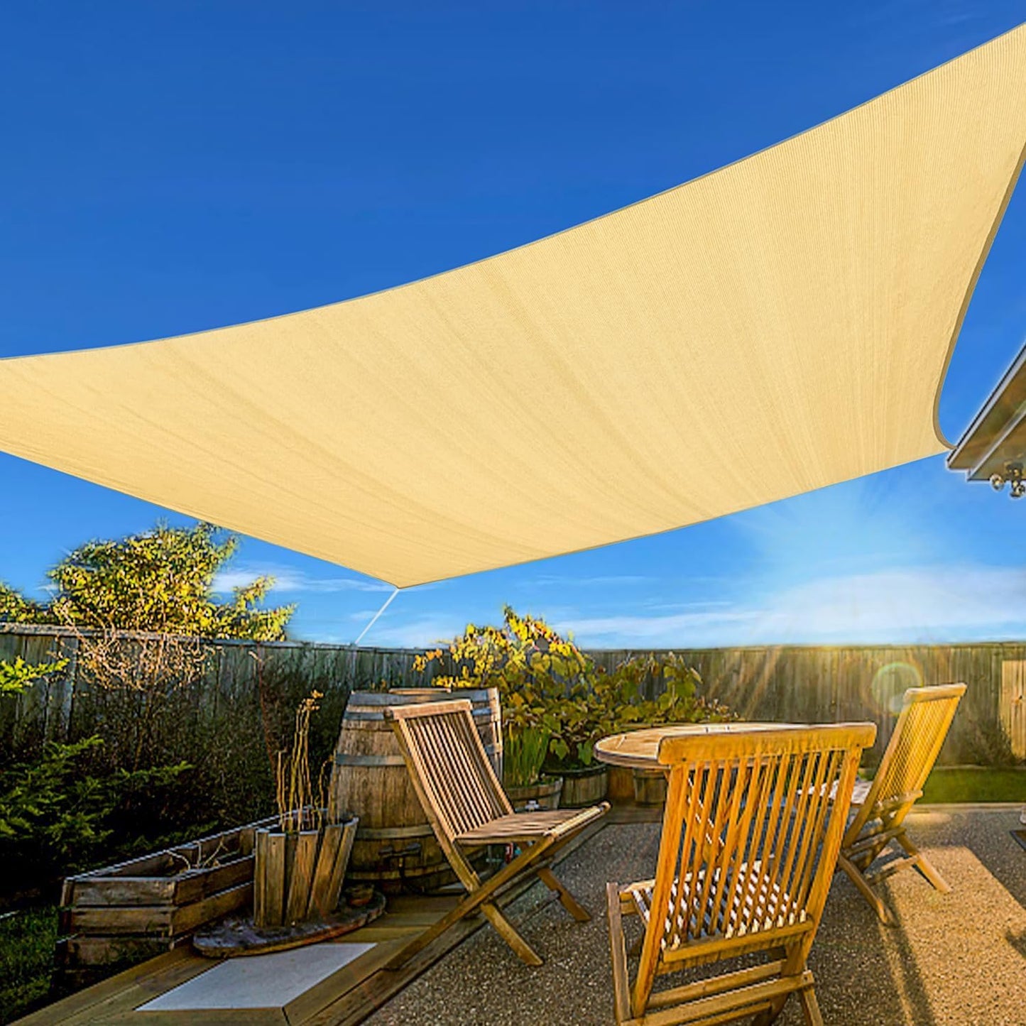 XISHAN HDPE Sunshade Sail – Stylish Outdoor Shade 12"x16"