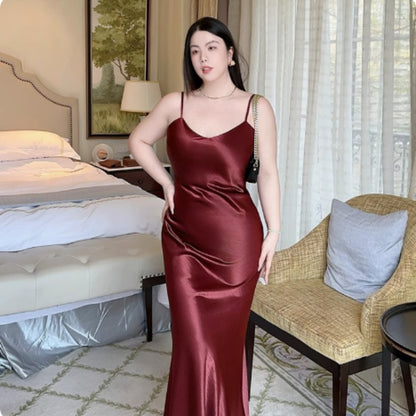 Waist Up Camisole Dress Plus Size Dress