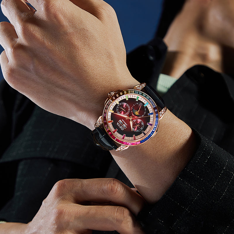 Rainbow Circle Automatic Mechanical Watch Made for Men