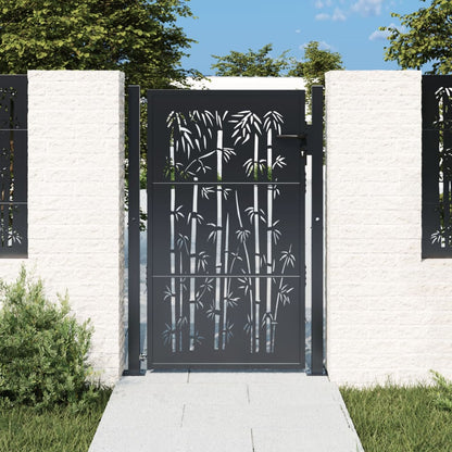 Elegant Anthracite Garden Gate – Perfect Outdoor Entrance