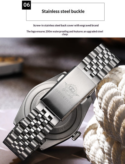 Business Men's Analog Waterproof Quartz Wristwatch