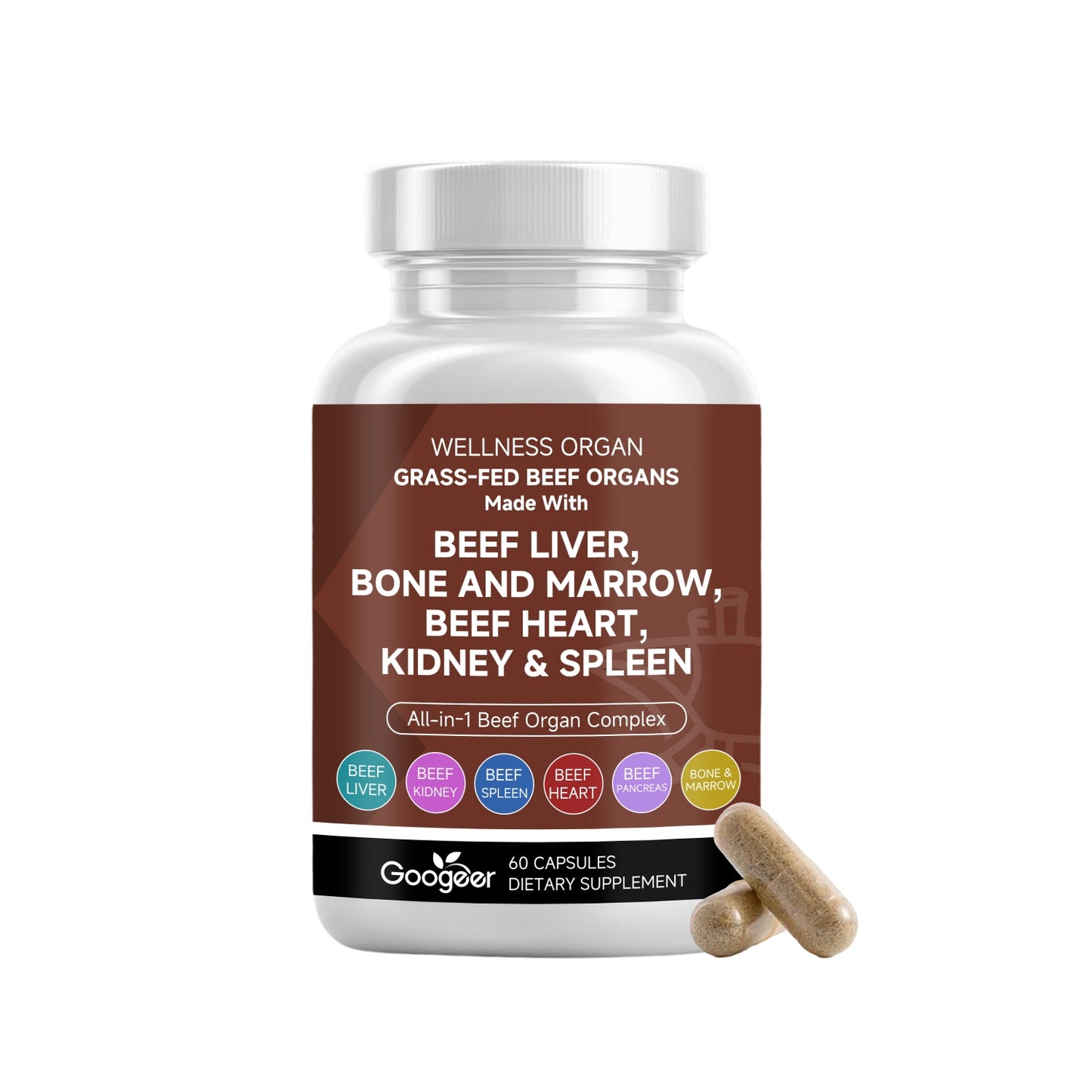 Grass Fed Beef Organs - Dietary Supplement