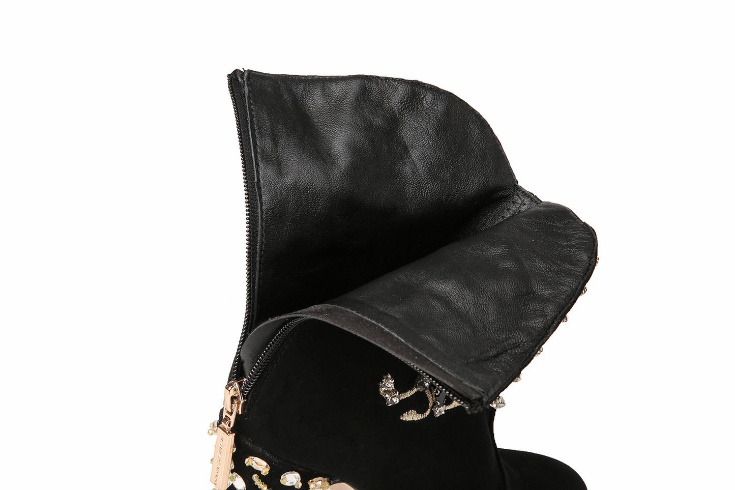 Genuine Leather Ethnic Beaded Booties – Fashionable & Comfy