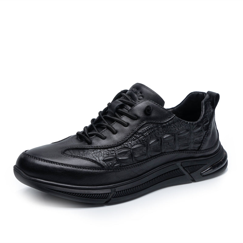 Men's Genuine Leather Sneakers With Fashionable Personality
