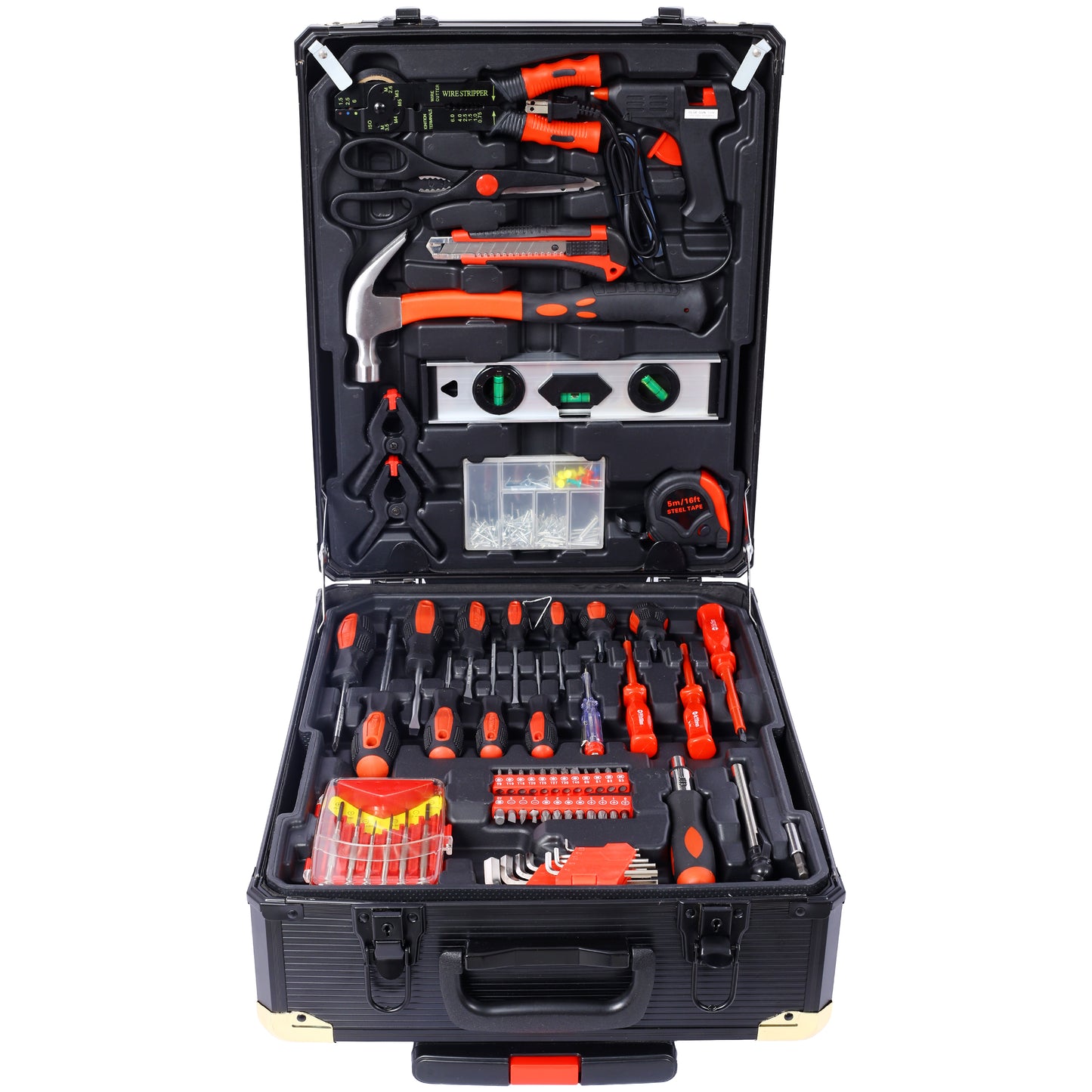 Professional 969pcs Home Maintenance Tool Set Rolling Box