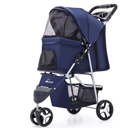Pet Trolley Stroller – Lightweight, Foldable, Perfect for Pets