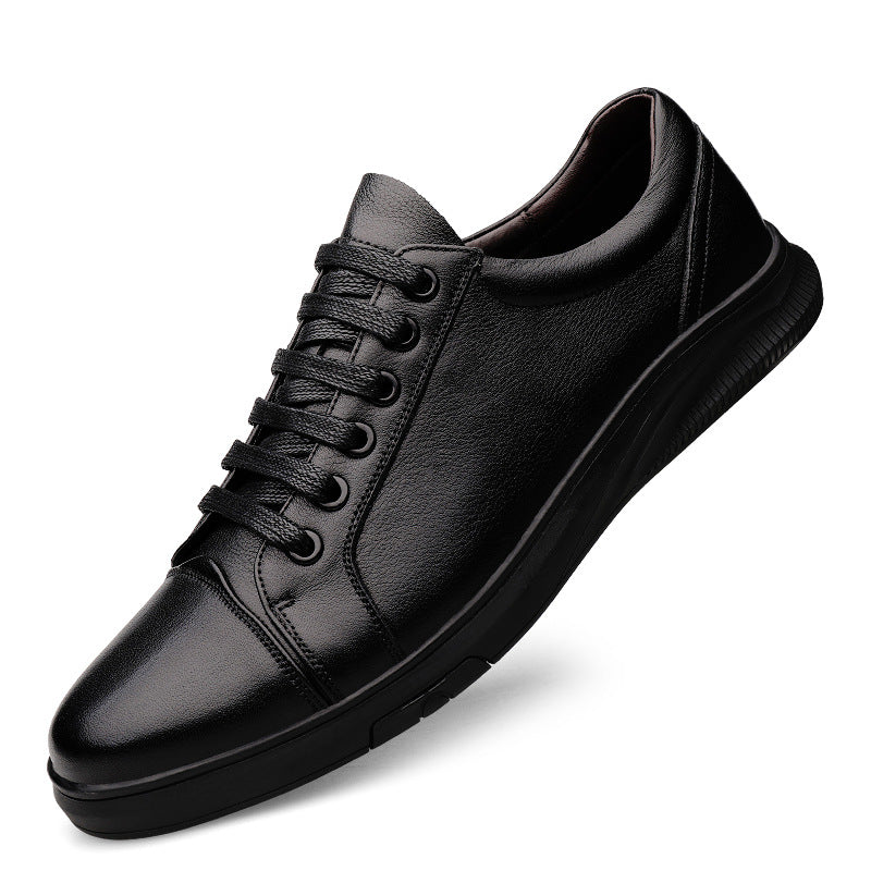 Men’s Genuine Leather Shoes – Stylish Cowhide Board Design