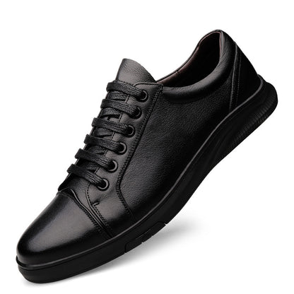 Men’s Genuine Leather Shoes – Stylish Cowhide Board Design