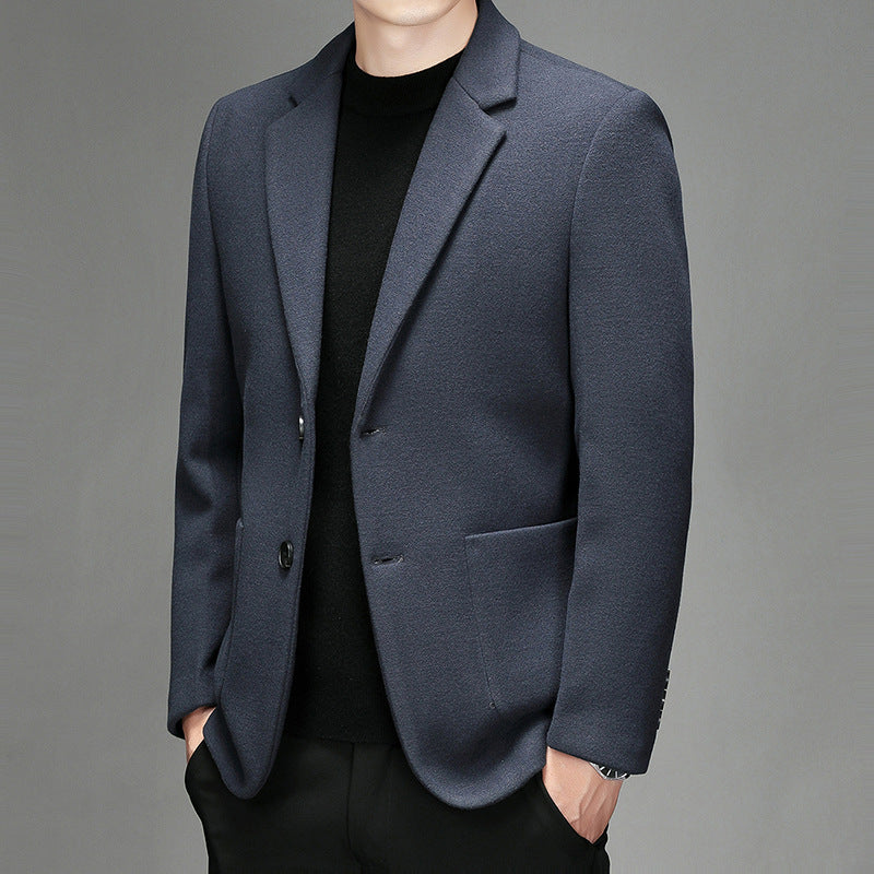 Men's Wool Suit Jacket For Fall And Winter