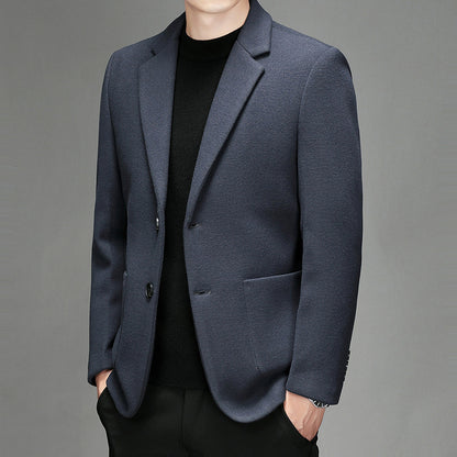 Men's Wool Suit Jacket For Fall And Winter