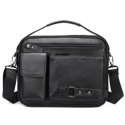Genuine Leather Men’s Messenger Bag – Timeless Design