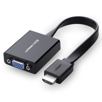 HDMI To VGA Adapter HD Convertor With Audio Power Supply