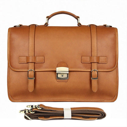 JMD Winter British Style Exquisite Genuine Leather briefcase