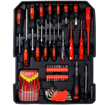 Professional 969pcs Home Maintenance Tool Set Rolling Box