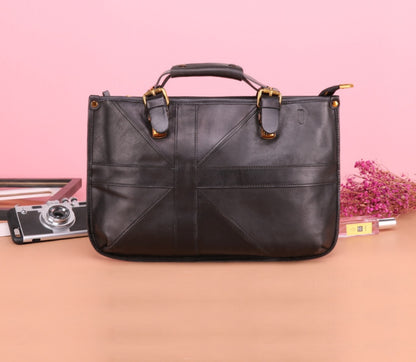 Genuine Cowhide Retro One-Shoulder Bag for Stylish Women