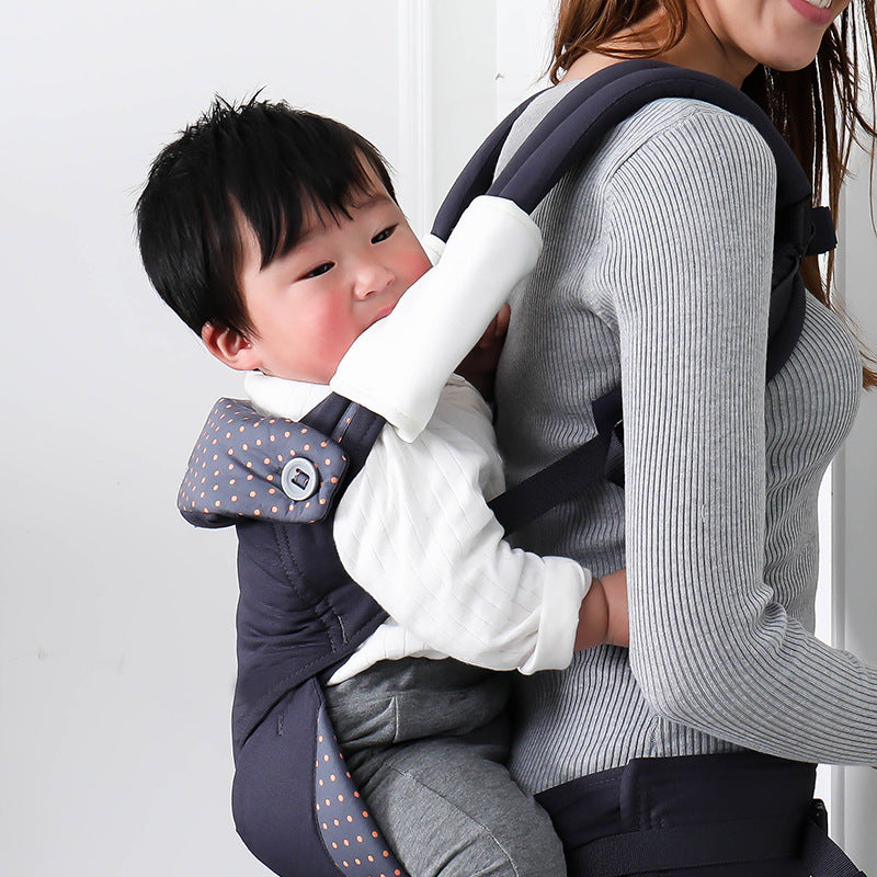 Ergonomic Baby Carrier Waist Stool with Organic Cotton Towel
