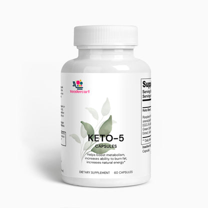 Keto 5 Dietary Supplement - Weight Management & Energy