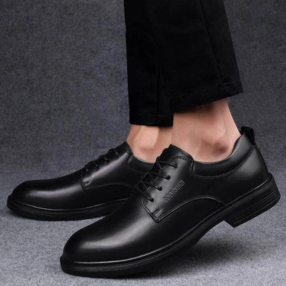 Genuine Leather Formal Shoes for Men in Wide Sizes