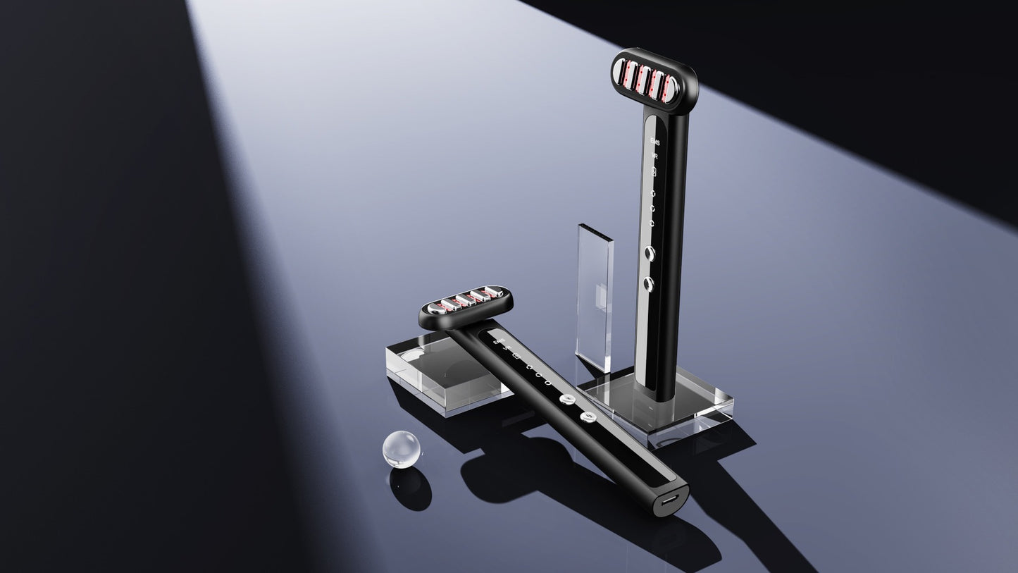 Rotating Wand Facial Massager for Glowing Skin