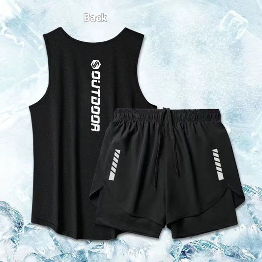 Fitness Vest Sports Suit Basketball Running Outdoor