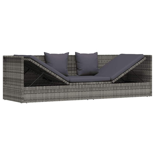 Stylish Poly Rattan Garden Sofa Bed for Outdoor Relaxing
