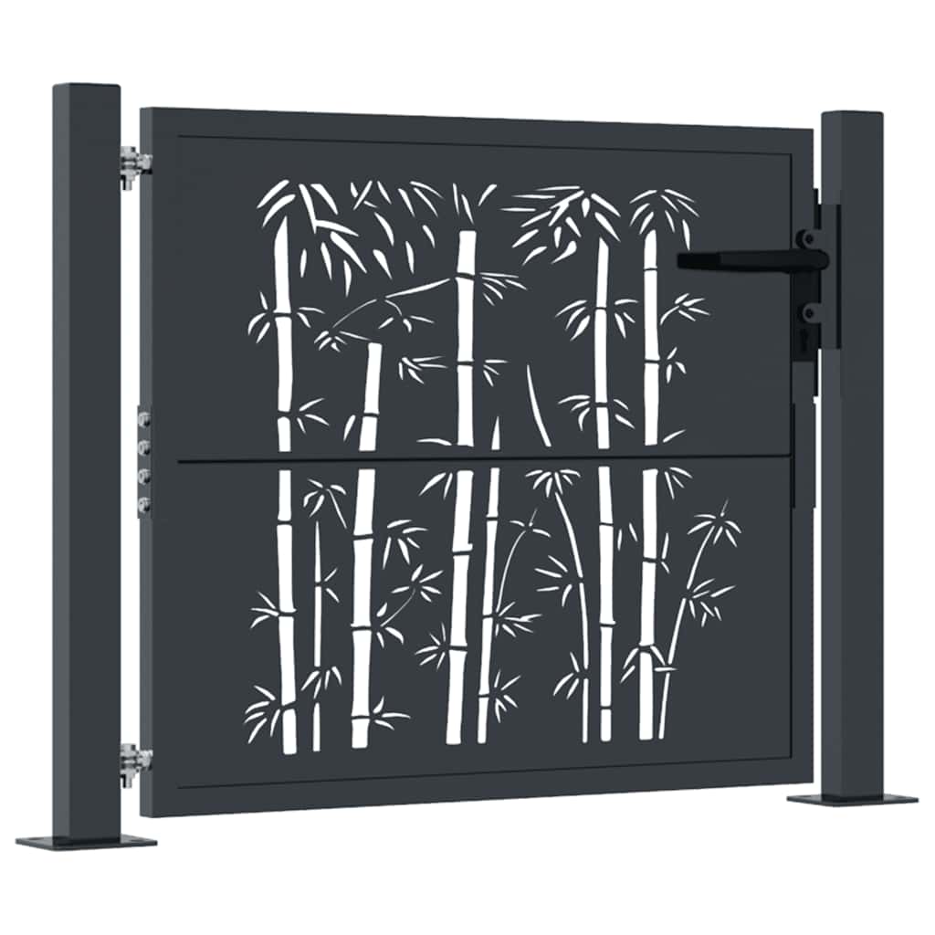 Elegant Anthracite Garden Gate – Perfect Outdoor Entrance