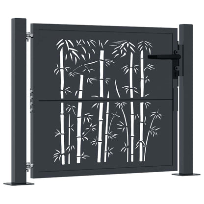 Elegant Anthracite Garden Gate – Perfect Outdoor Entrance