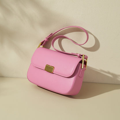 Trendy Crossbody Shoulder Bag – Elegant Genuine Leather for Women