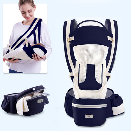 All-in-One Ergonomic Baby Carrier for Front & Hip Carry