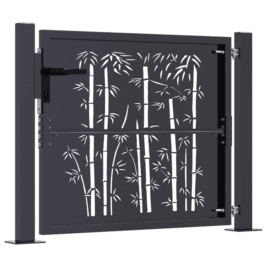 Elegant Anthracite Garden Gate – Perfect Outdoor Entrance