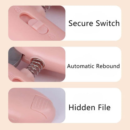 2-in-1 Dog Nail Trimmer with Light and Grinder