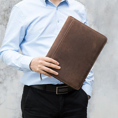 Genuine Leather Computer Tablet Case Coin Wallet