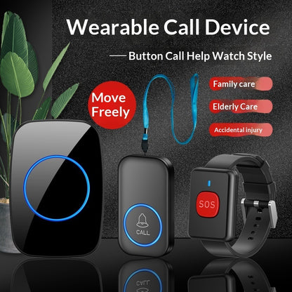 One-Touch Help Button for Elderly Safety at Home