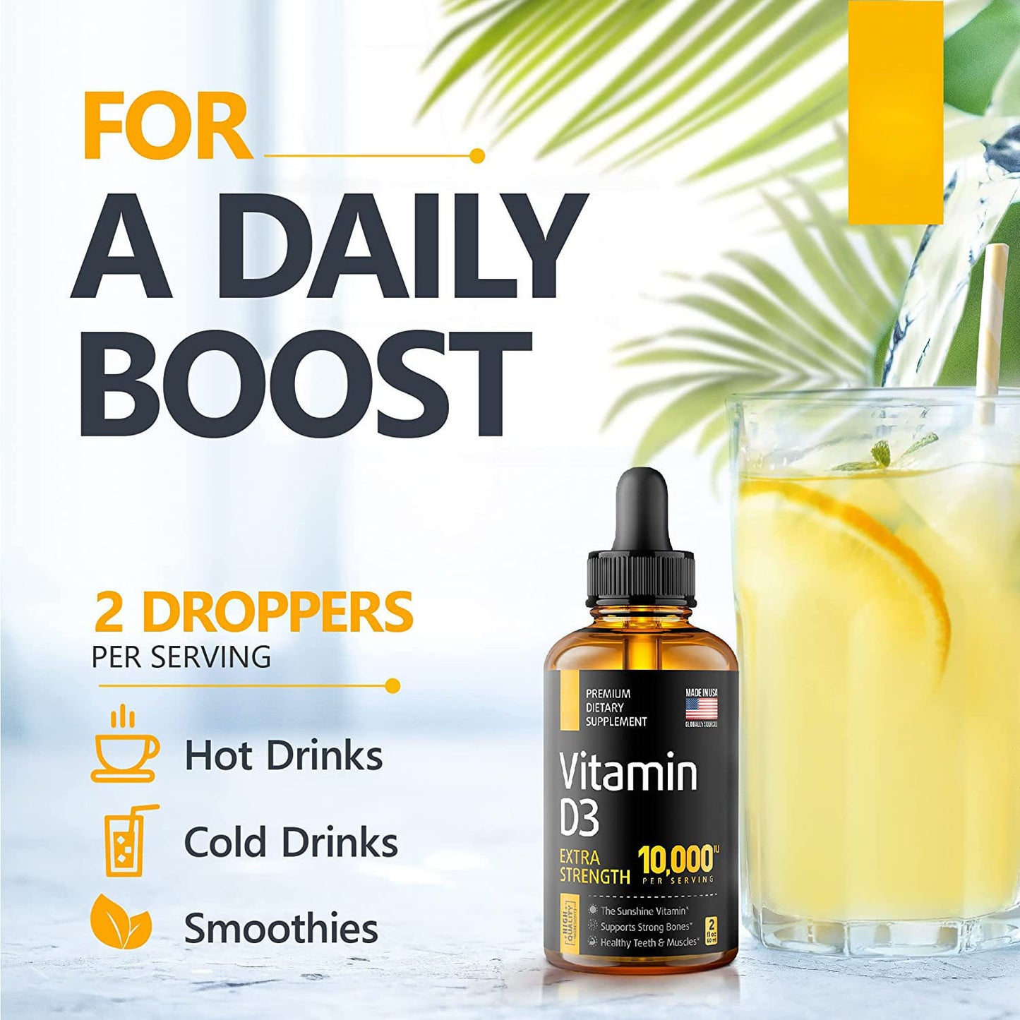 Household Vitamin D3 Drops