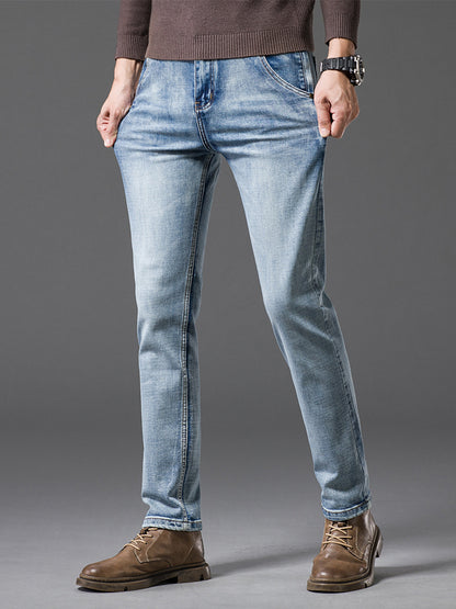 Spring Pencil Pants Slim Outdoor Casual Jeans