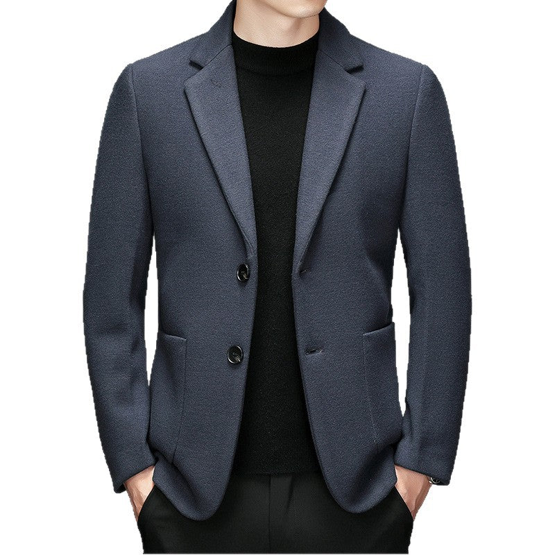 Men's Wool Suit Jacket For Fall And Winter