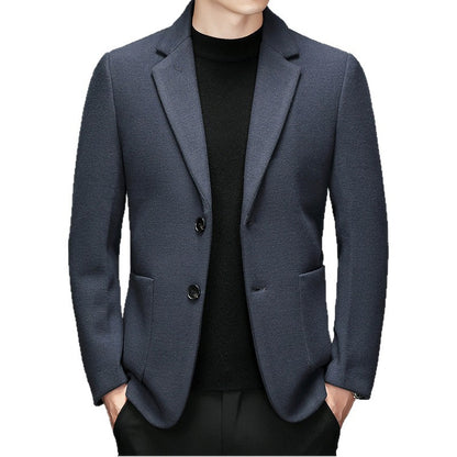 Men's Wool Suit Jacket For Fall And Winter