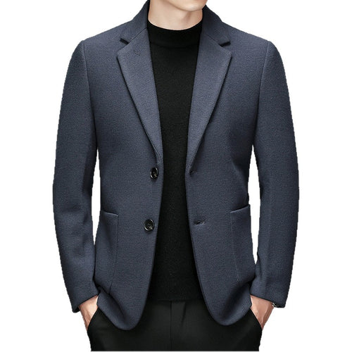 Men's Wool Suit Jacket For Fall And Winter
