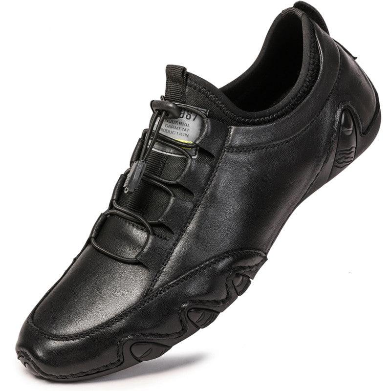 Stylish Men’s Genuine Leather Breathable Everyday Shoes